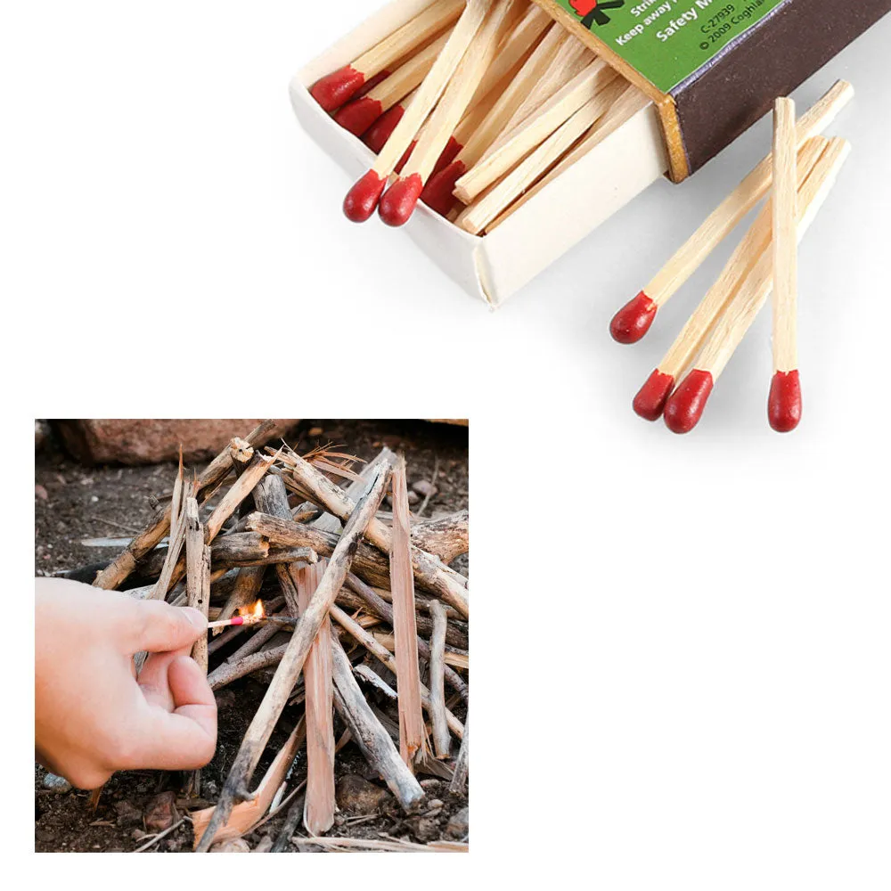 800-Count Coghlan's Waterproof Matches Wooden Emergency Fire Starters Strikers