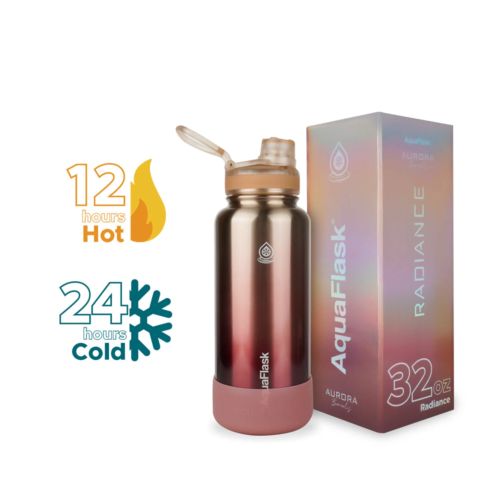 AquaFlask Aurora Vacuum Insulated Water Bottles 1180ml (40oz)
