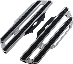 ARLEN NESS Method Driver Floorboards - Extended - Chrome 410-019