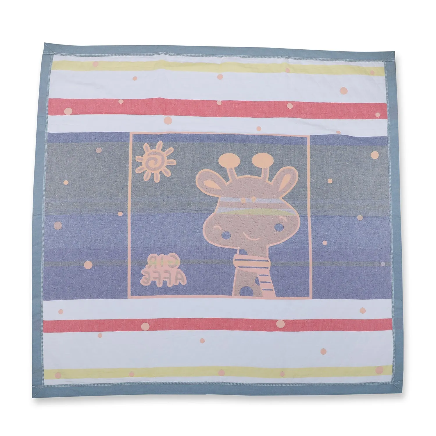 Baby Moo Giraffe All Season Medium Muslin Blanket - Orange