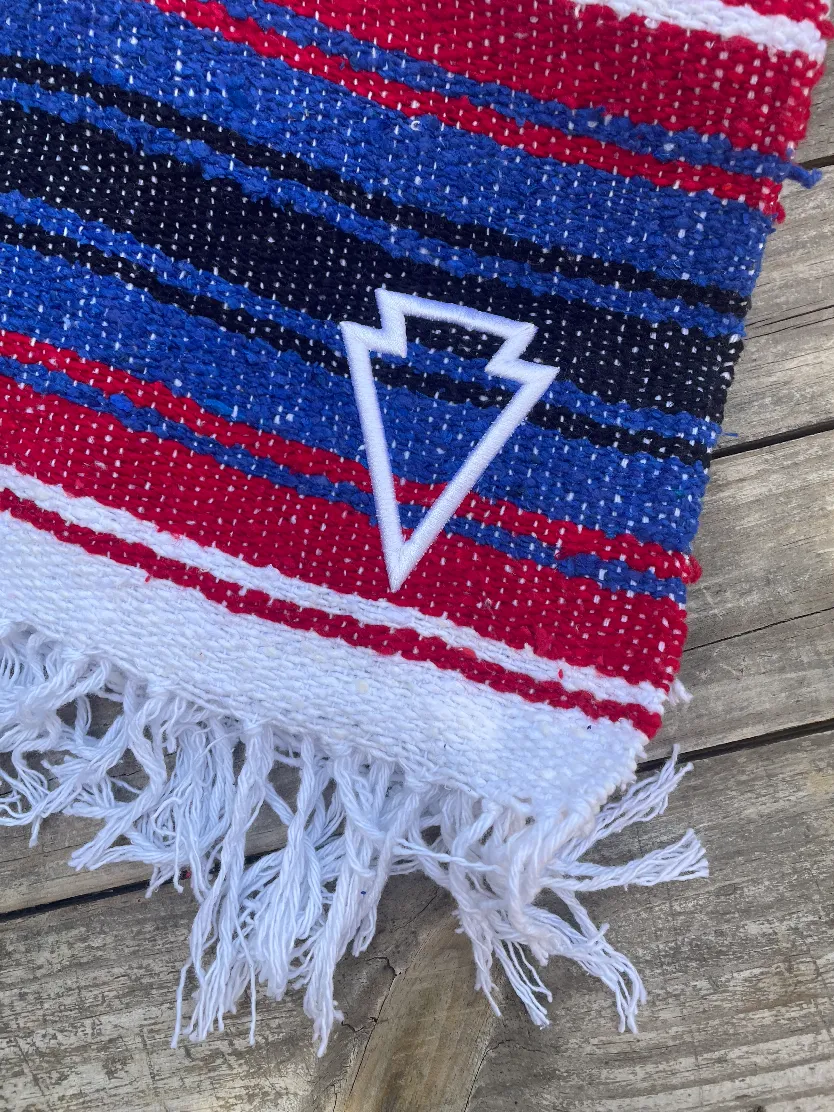 BAJA BLANKET w/embroidered arrowhead:  multiple colors to choose from!