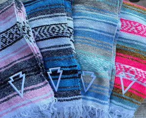 BAJA BLANKET w/embroidered arrowhead:  multiple colors to choose from!