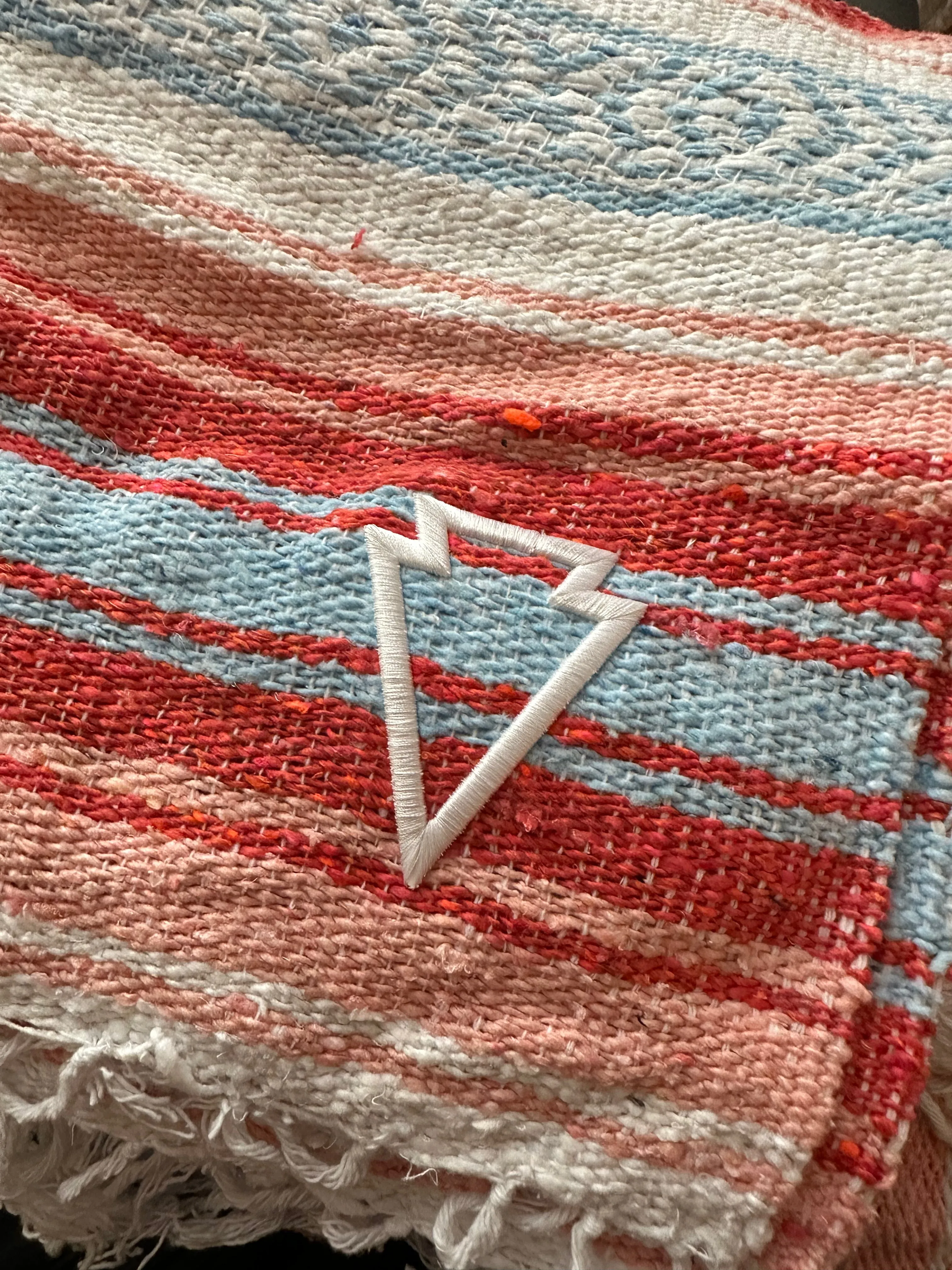 BAJA BLANKET w/embroidered arrowhead:  multiple colors to choose from!