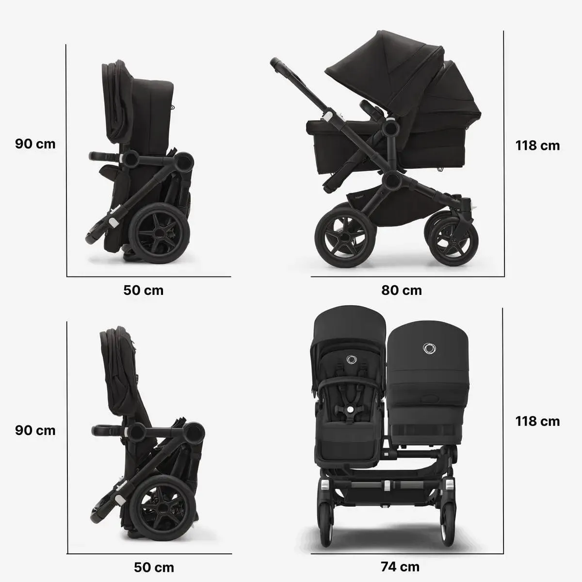 Bugaboo Donkey5 Duo - Grey Melange