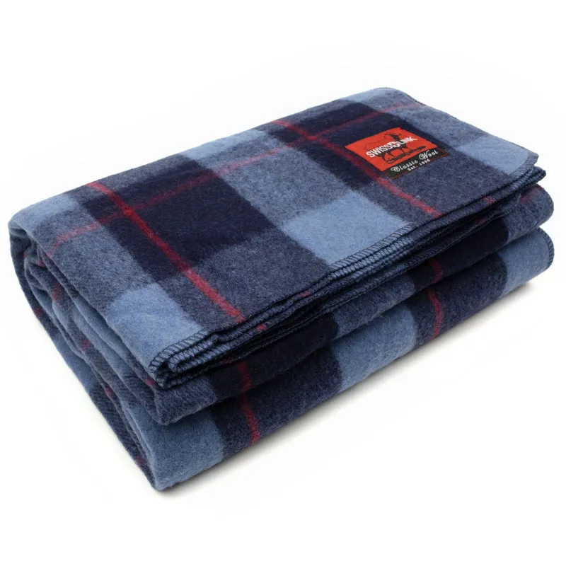CLASSIC WOOL PLAID BLANKET