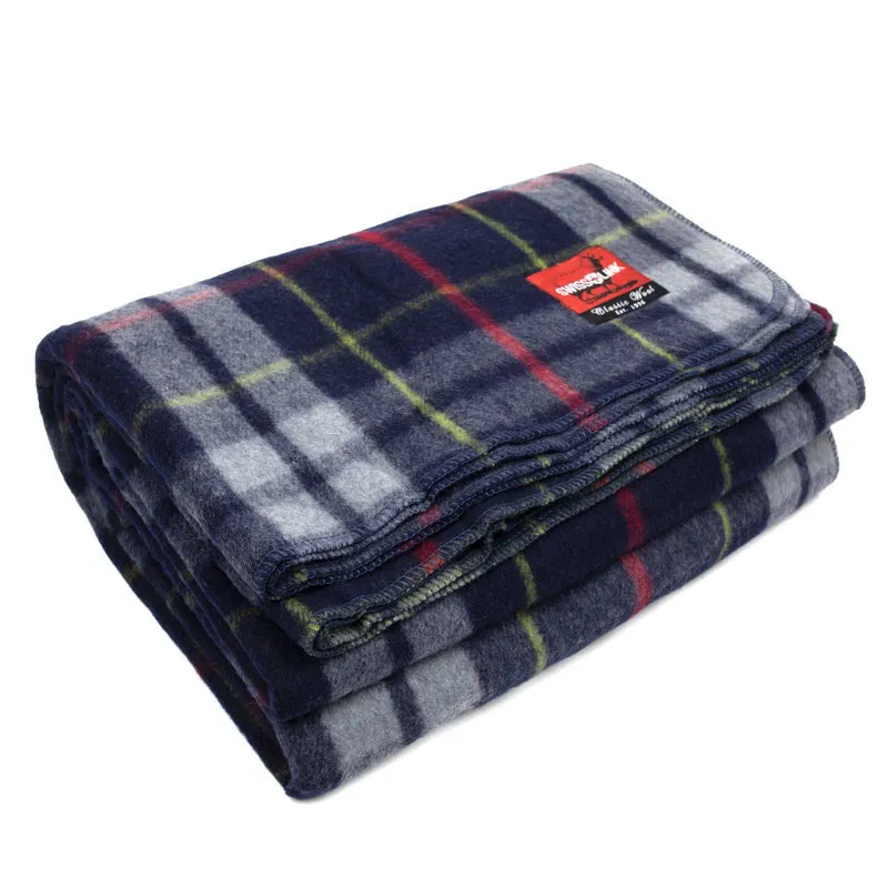 CLASSIC WOOL PLAID BLANKET