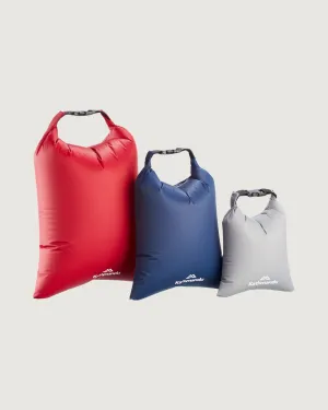 Dry Sacks - 3 Pack - Chilli Pepper/Dark Blue/Steel Grey