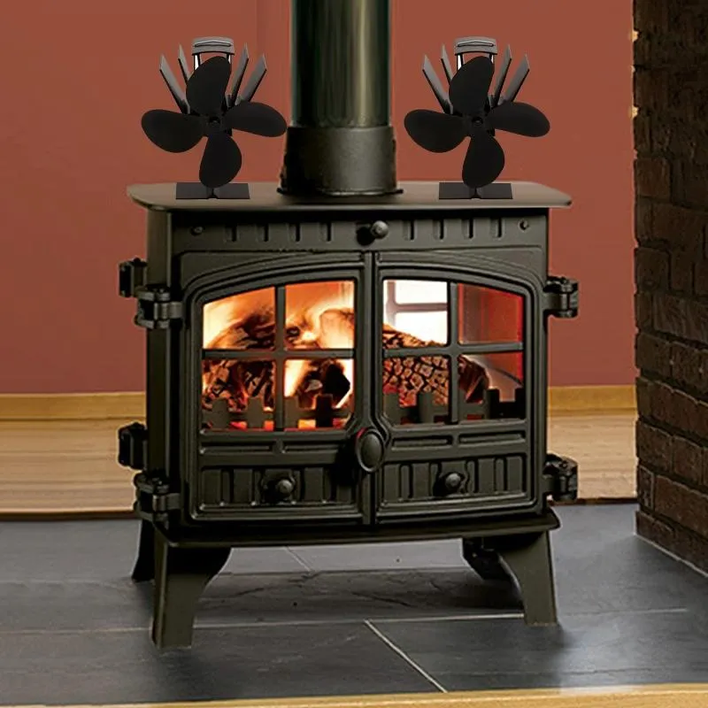 Eco-friendly Heat Powered Stove Fan for Wood / Gas / Pellet Stoves