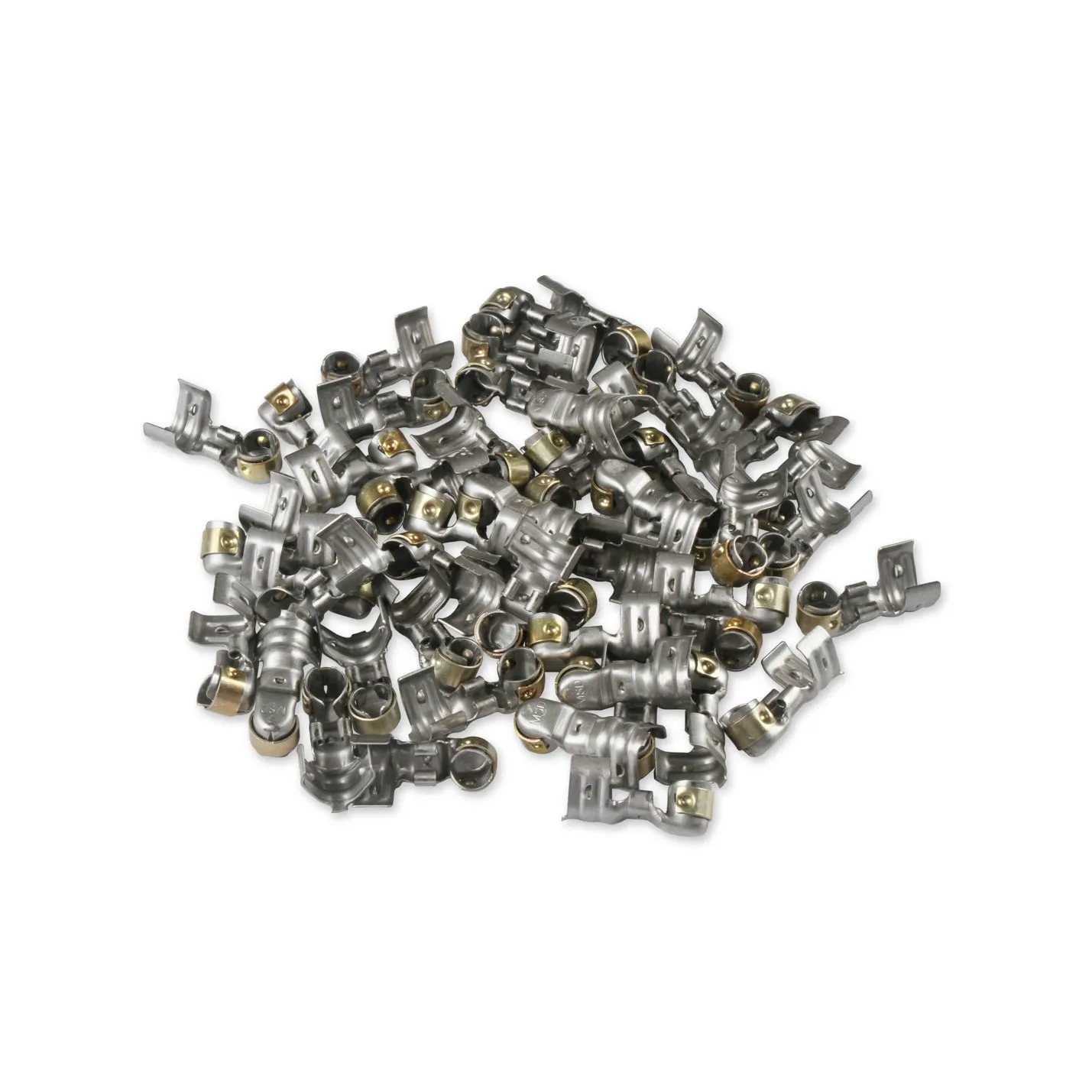MSD 90 Degree Spark Plug Wire Terminal - HEI Style Terminal - Dual Crimp - Set of 50