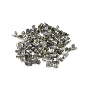 MSD 90 Degree Spark Plug Wire Terminal - HEI Style Terminal - Dual Crimp - Set of 50