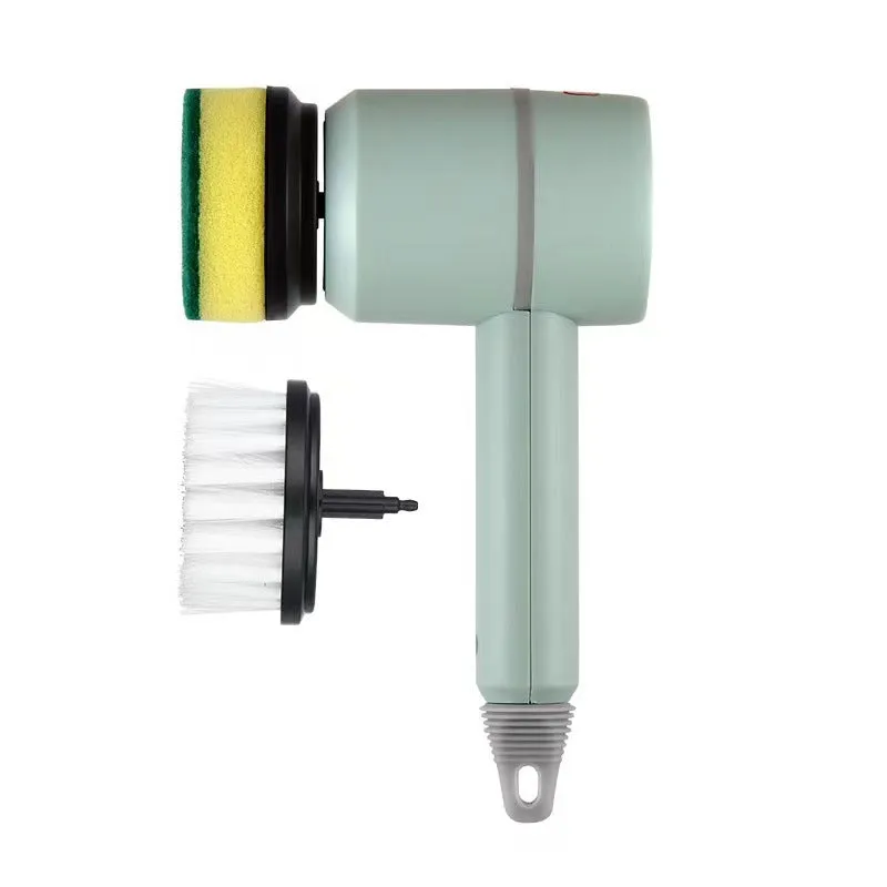 Multi functional electric cleaning brush, household toilet cleaning tool, handheld kitchen cleaning brush, wireless convenient bowl scrubber