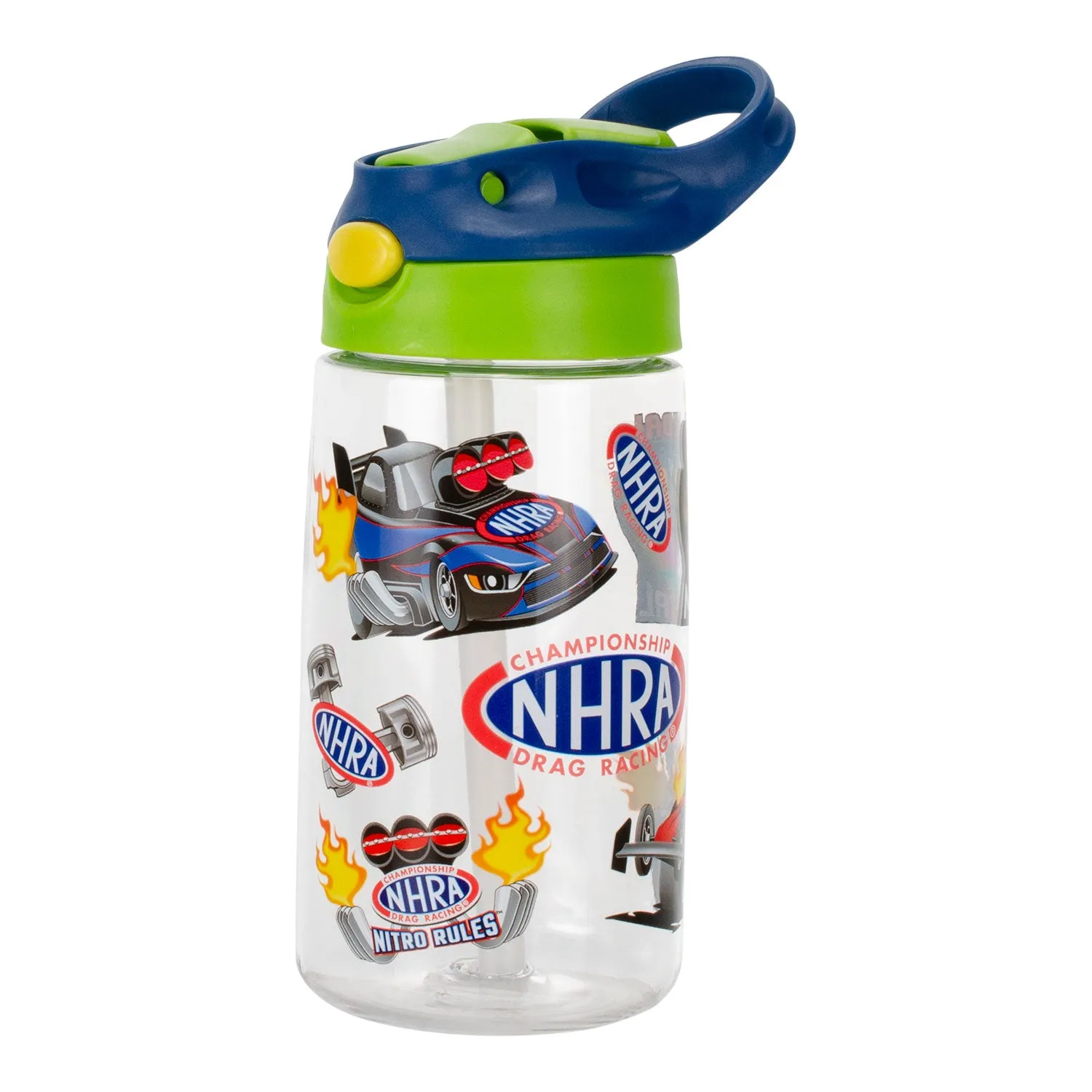 NHRA Blue Water Bottles