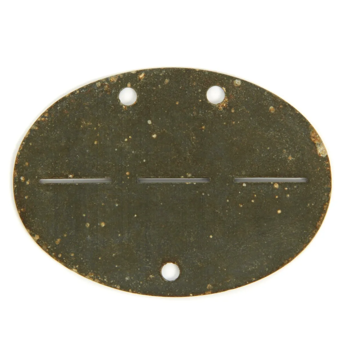 Original German WWII SS Identity Disc Dog Tag - 14th Waffen Grenadier 1st SS Galician Division - No. 116