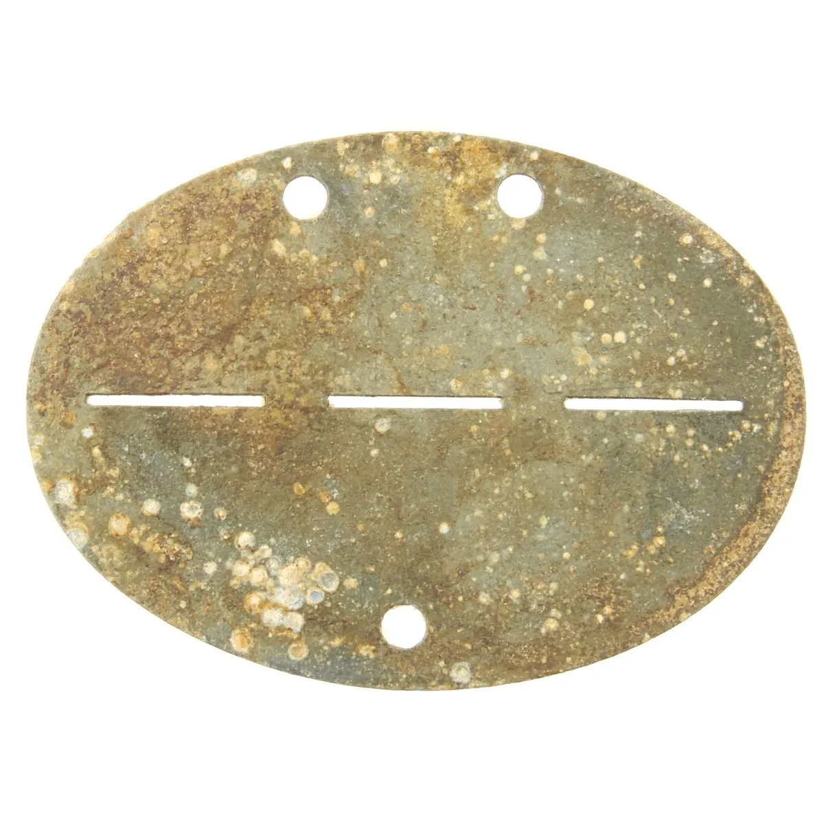 Original German WWII SS Identity Disc Dog Tag - 14th Waffen Grenadier 1st SS Galician Division - No. 210
