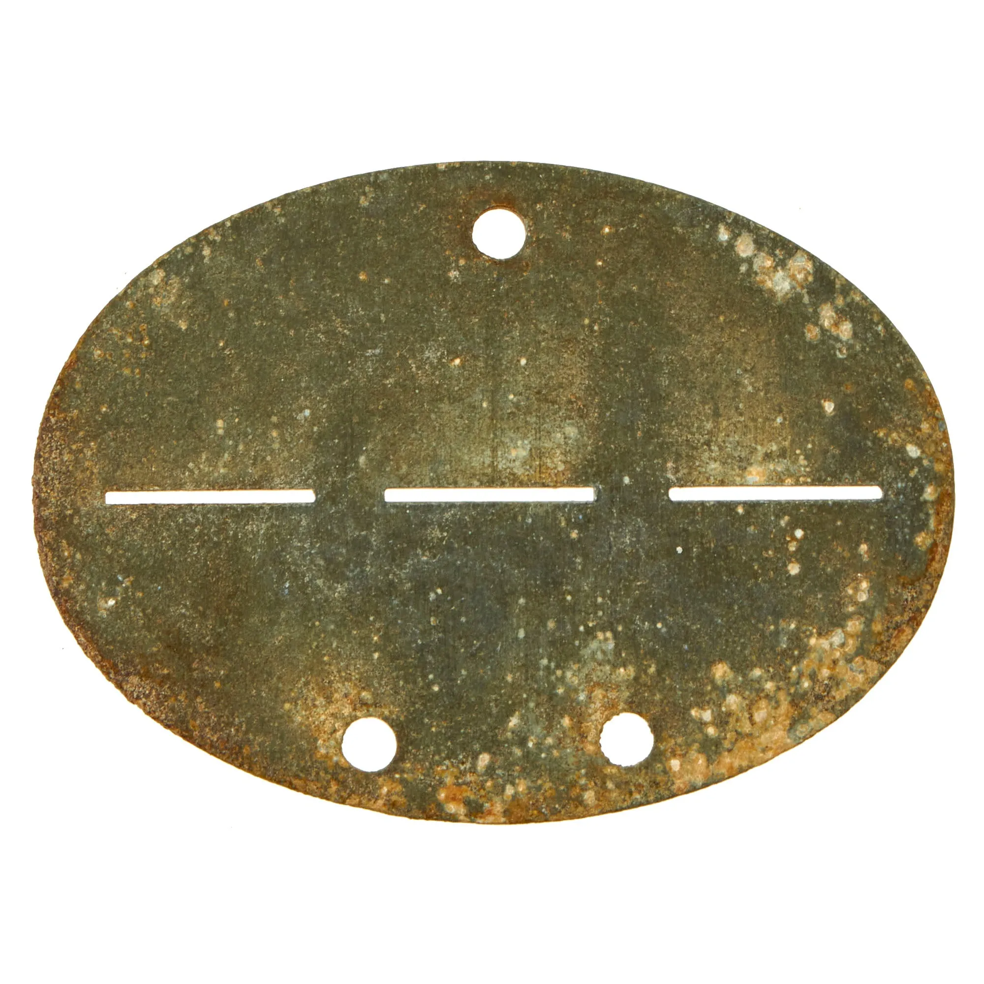 Original German WWII SS Identity Disc Dog Tag - 14th Waffen Grenadier 1st SS Galician Division - No. 228