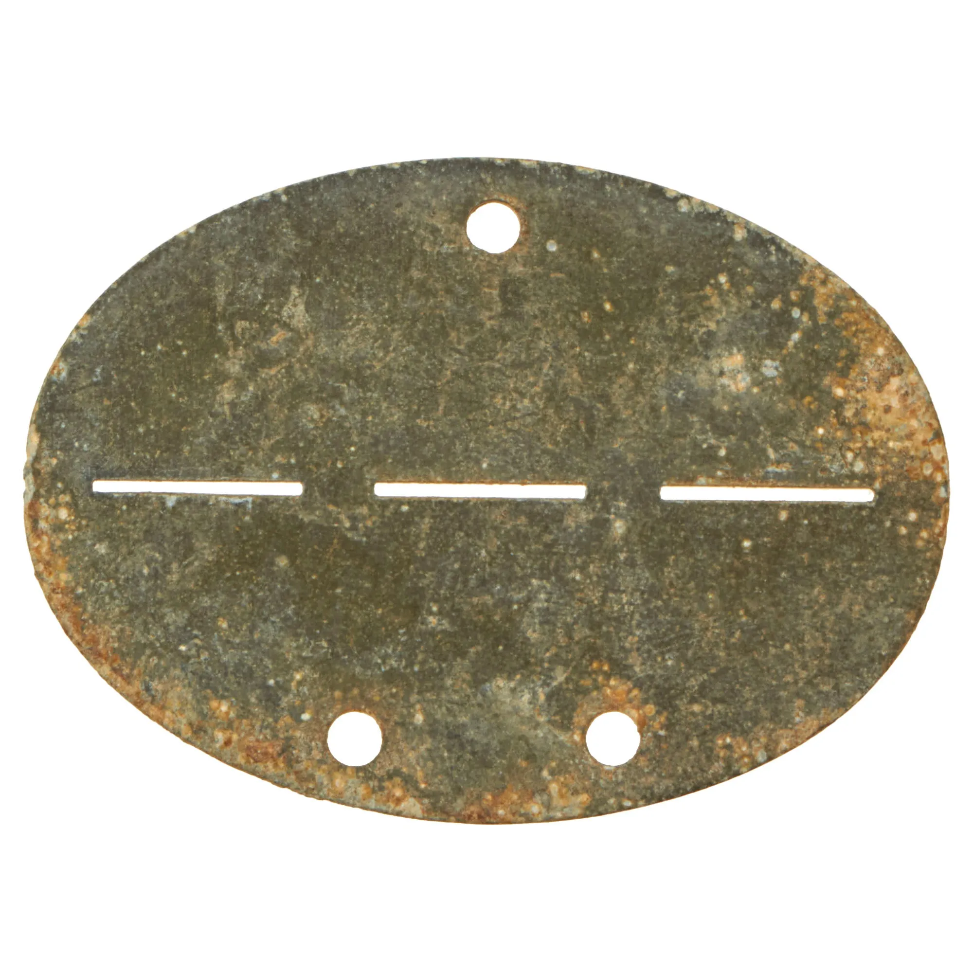 Original German WWII SS Identity Disc Dog Tag - 14th Waffen Grenadier 1st SS Galician Division - No. 83