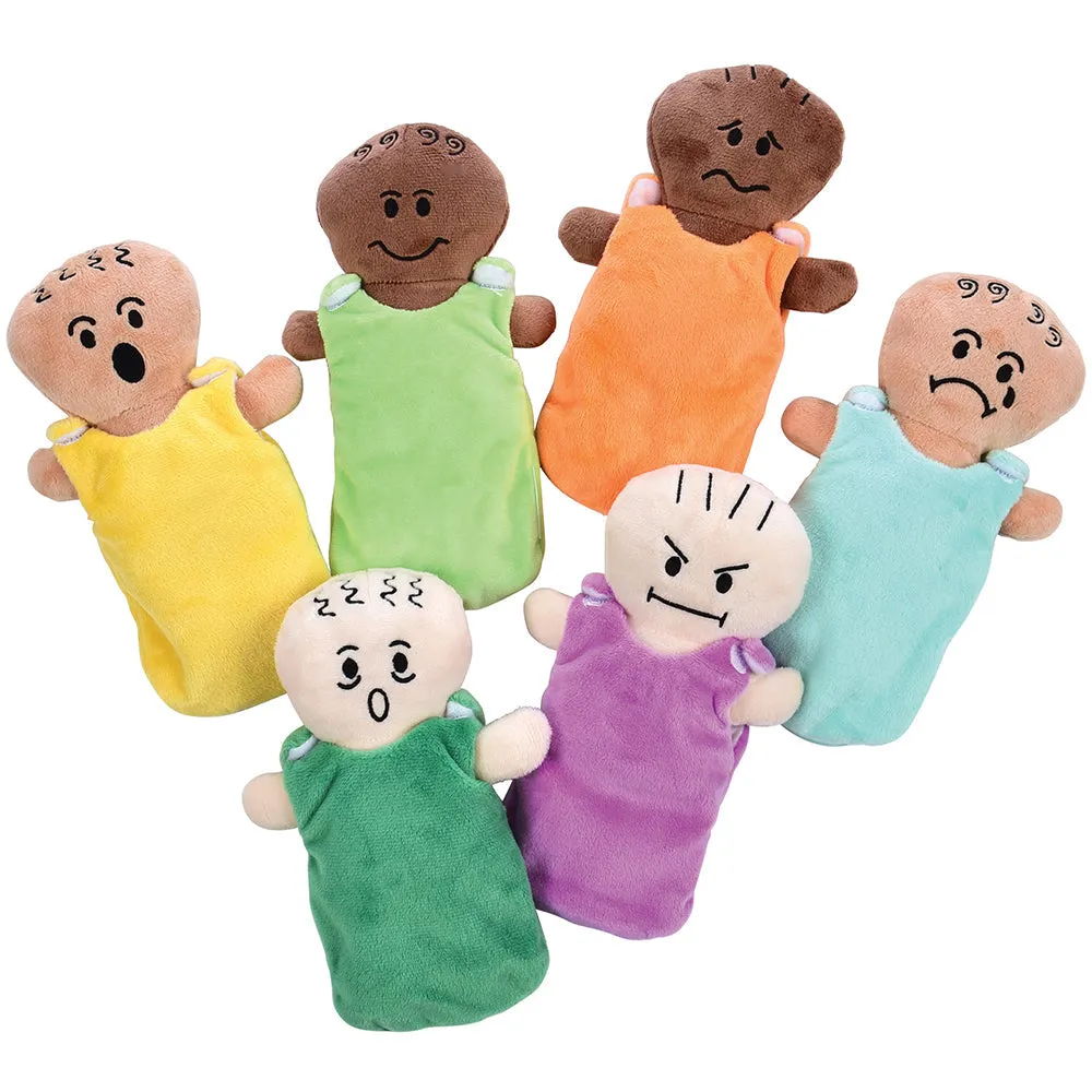 Plush Diverse Expression Baby Dolls | Cuddly Emotional Learning Dolls