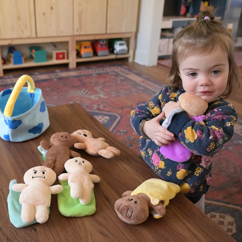 Plush Diverse Expression Baby Dolls | Cuddly Emotional Learning Dolls