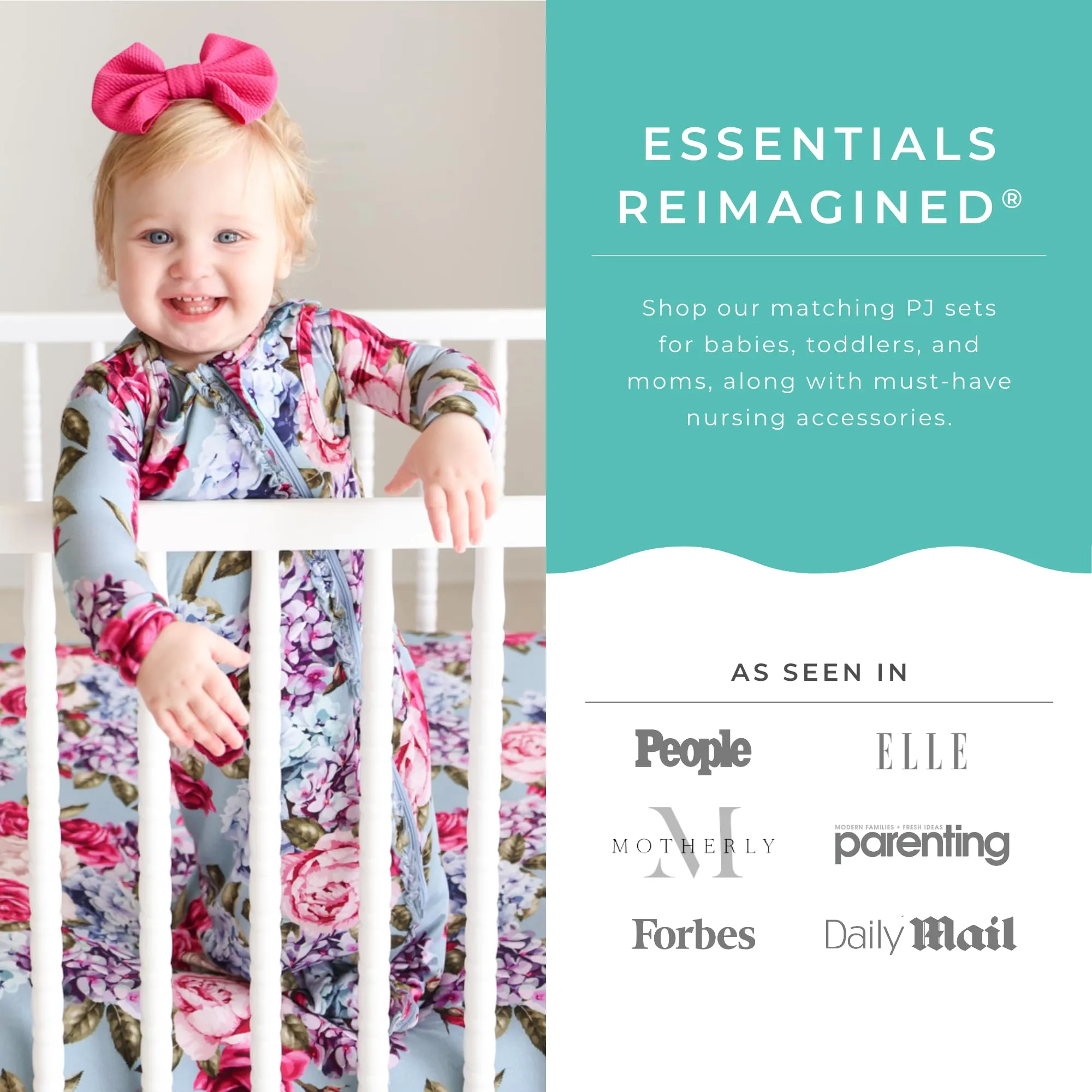 Posh Peanut Sleep Sack for Babies and Toddlers - 0.5 Tog Soft Viscose from Bamboo Baby Sleeping Bag, Wearable Blanket (Lacey, 6-18 Months)