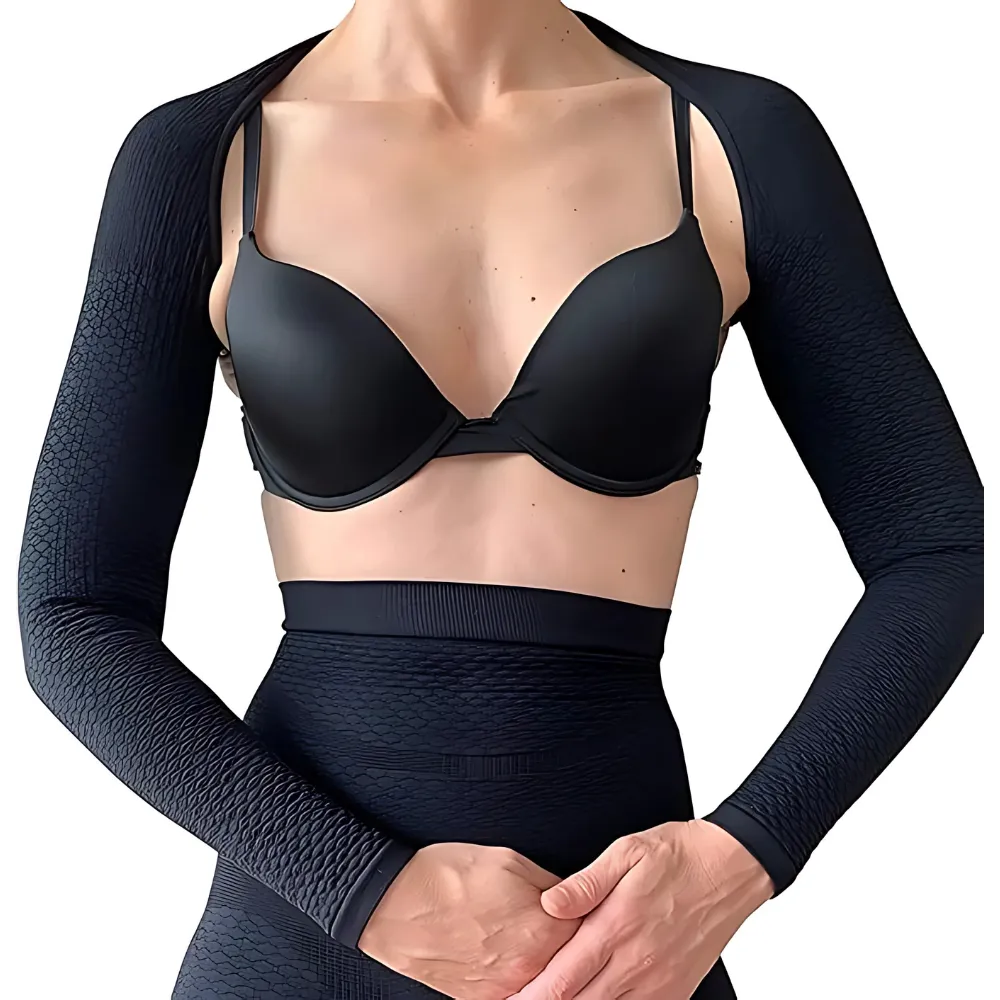 Textured Knit Compression Sleeves