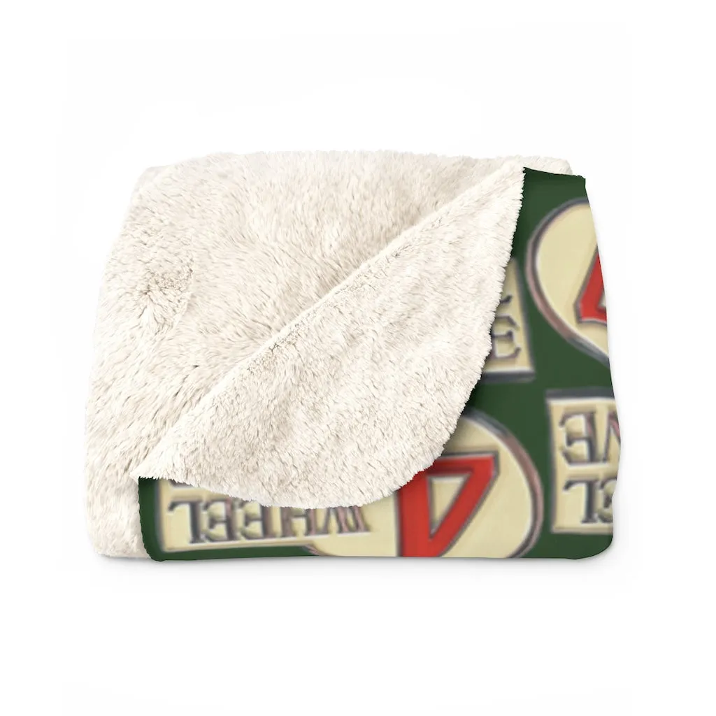 Toyota Land Cruiser FJ40 4 Wheel Drive Fleece Blanket Dark Green