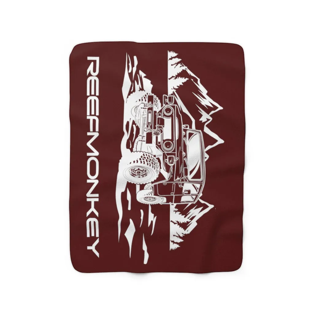 Toyota Land Cruiser FJ40 Fleece Camping Blanket - Reefmonkey