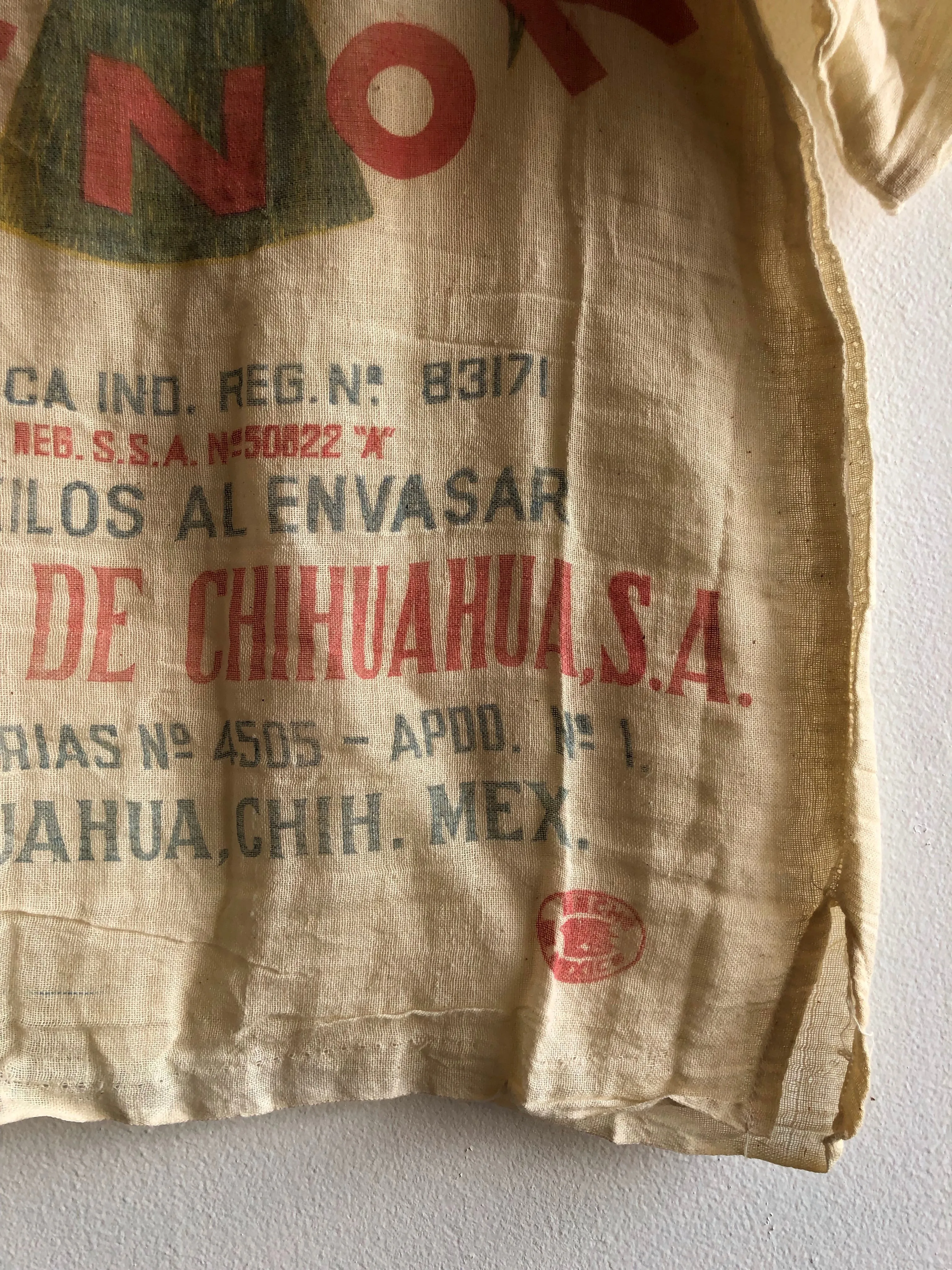 Vintage 1960s Feed Sack Shirt