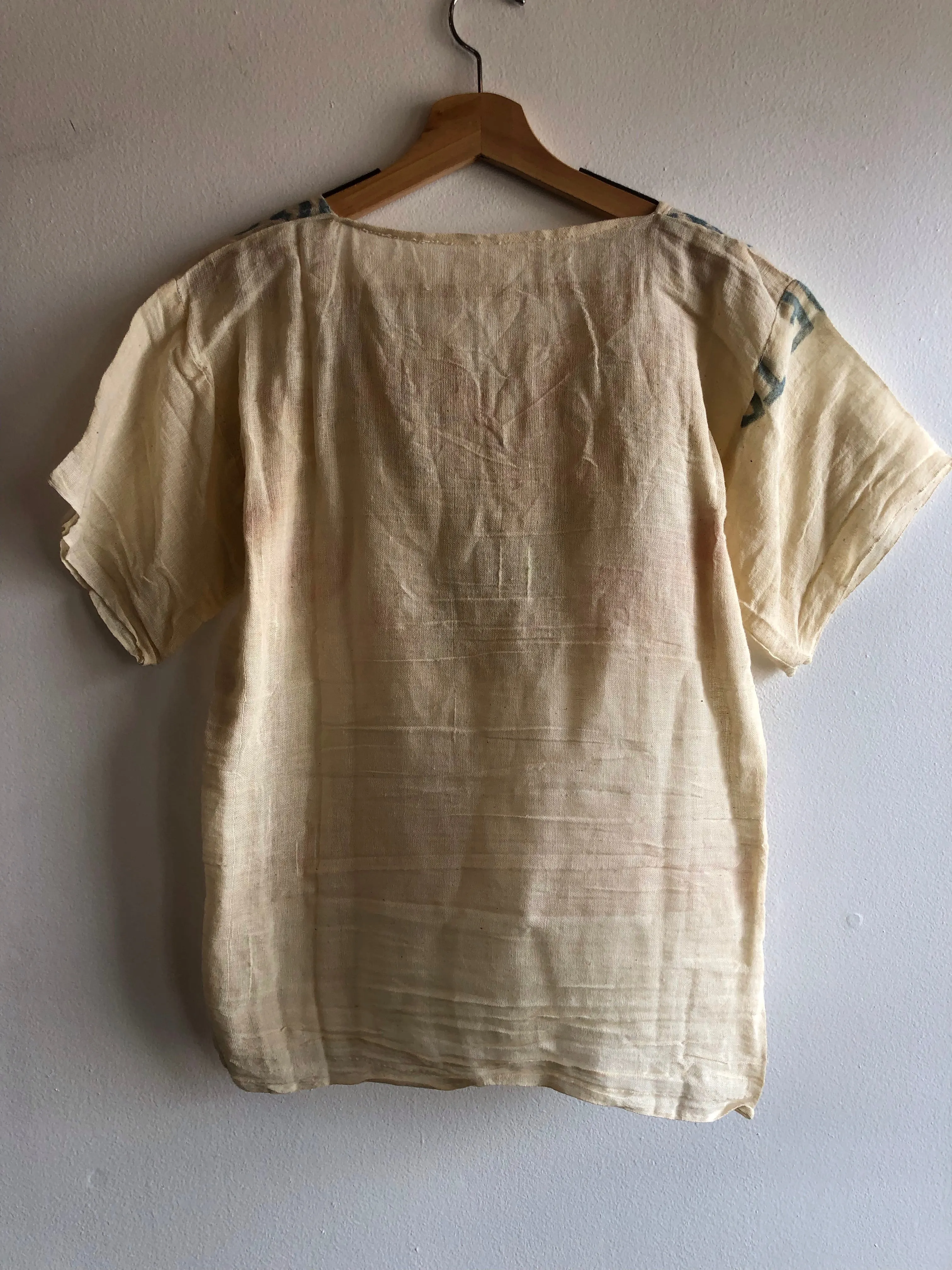 Vintage 1960s Feed Sack Shirt